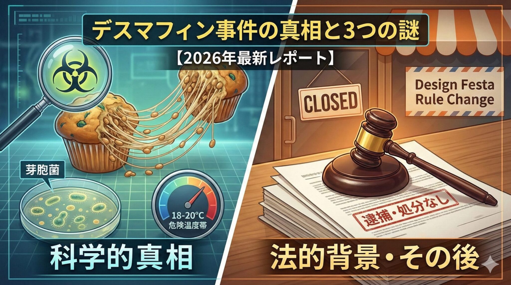 デスマフィン事件のその後はどうなった？店主の現在と閉店・賠償の真相