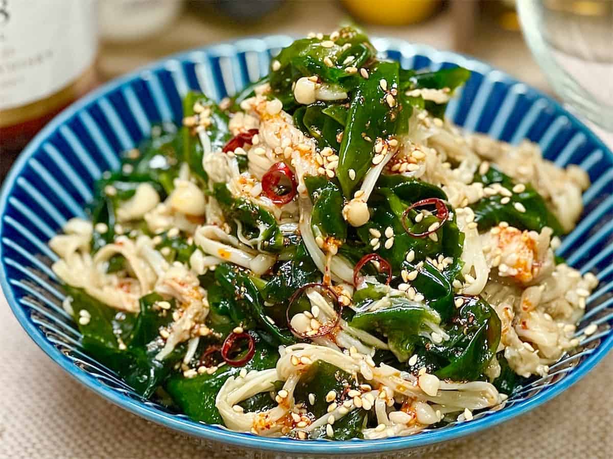 【5分でプロの味】えのきとわかめの人気レシピ徹底解説！簡単すぎる時短副菜