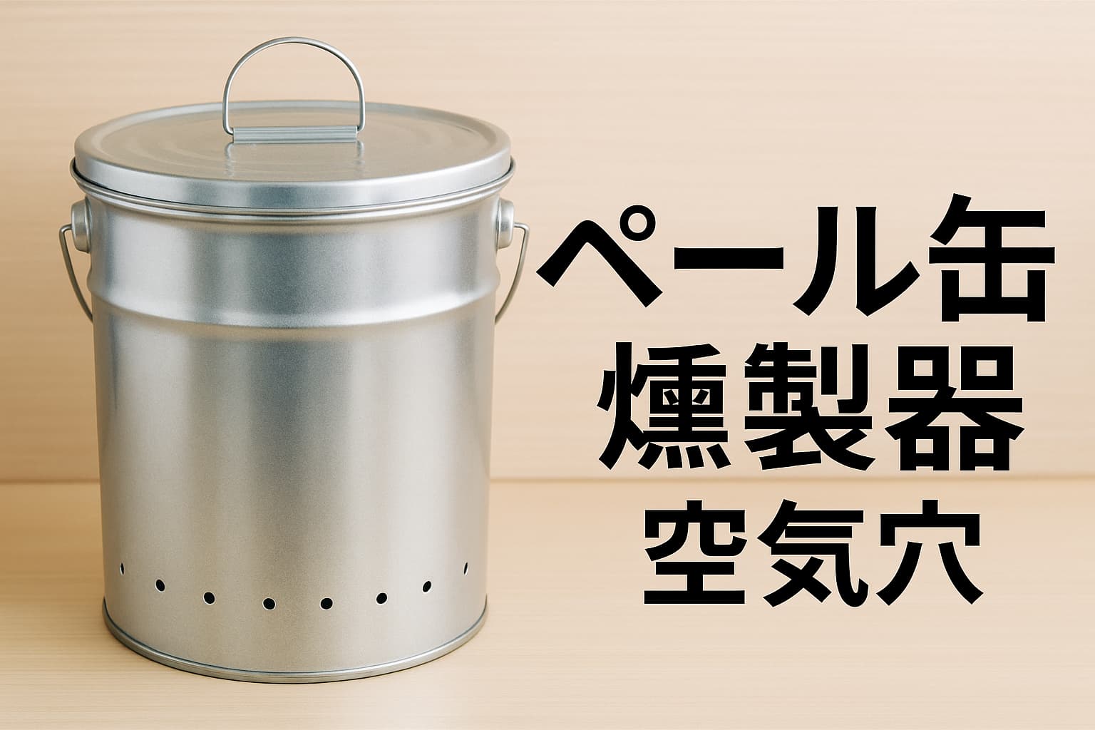 ペール缶燻製器の自作は100均で十分？失敗ゼロの作り方と温度管理を徹底解説