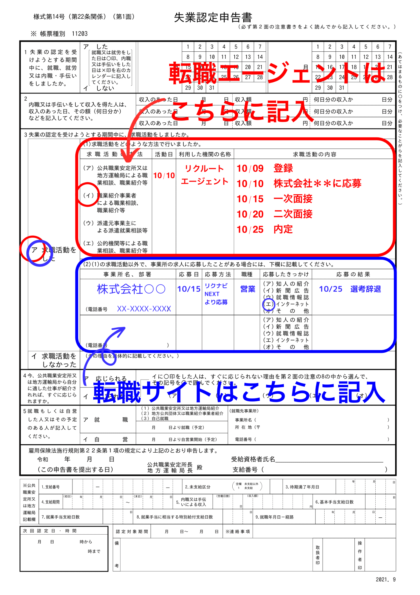 【2026最新】失業認定申告書の書き方と記入例！不支給を防ぐ実績作り