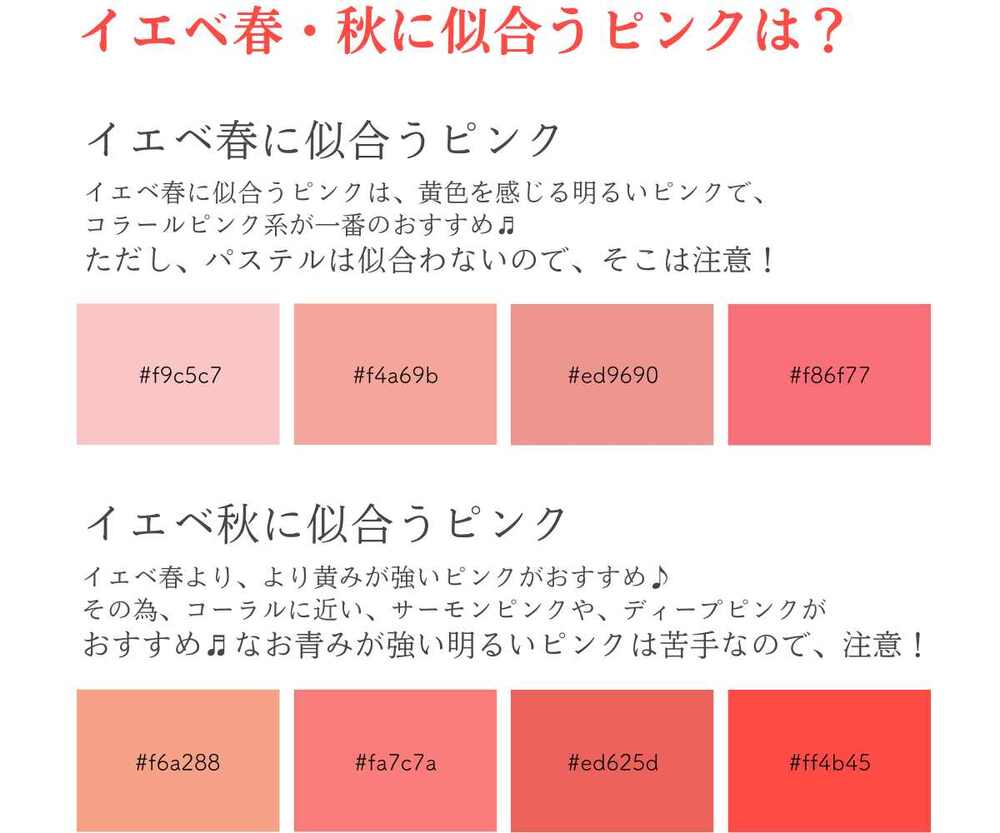 イエベ春に似合うピンク完全攻略！浮く理由と2026年最新コスメ