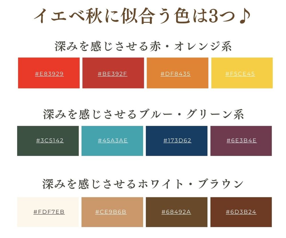 イエベ秋に似合う色と垢抜けの法則【2026最新コスメ＆配色図鑑】