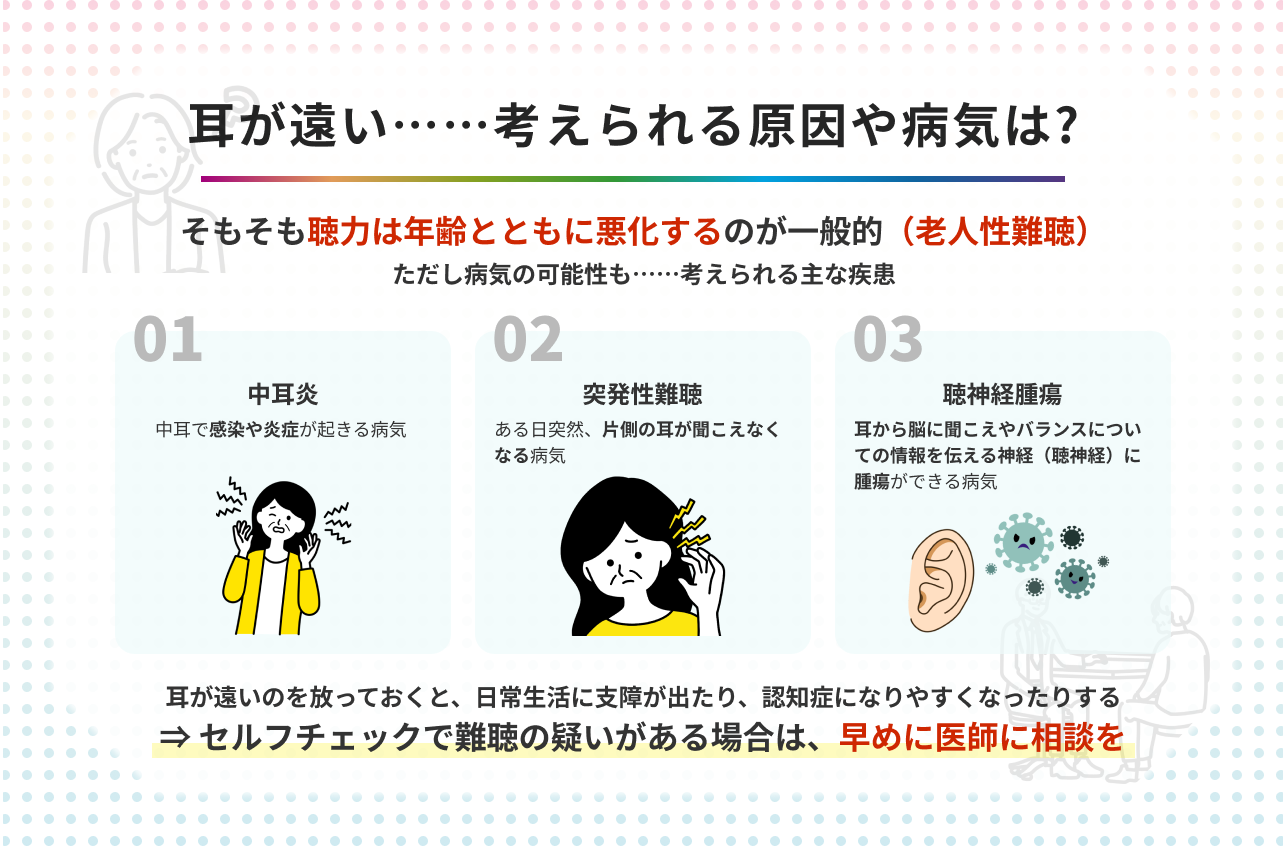 耳が聞こえにくい違和感の正体｜片耳の閉塞感や急な難聴の受診目安