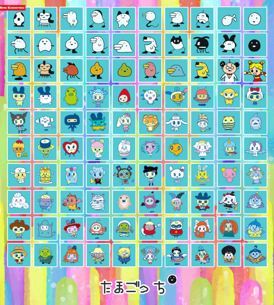 たまごっち全キャラ図鑑！歴代進化条件と隠しキャラの裏設定まとめ