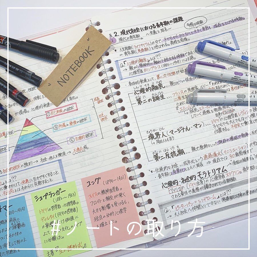成績が劇的に伸びる！見返したくなるノートの綺麗な書き方と色分け術