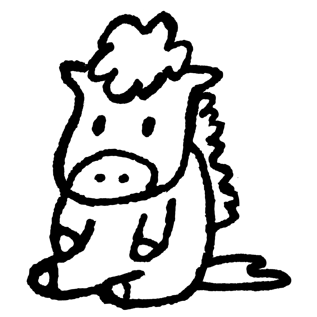 可愛い馬の手書きイラスト簡単手順！2026午年年賀状＆手帳デコ決定版