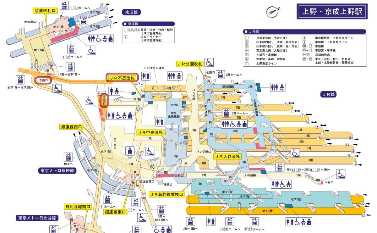上野駅から京成上野駅の行き方徹底解説！最短ルートと迷わない乗換術