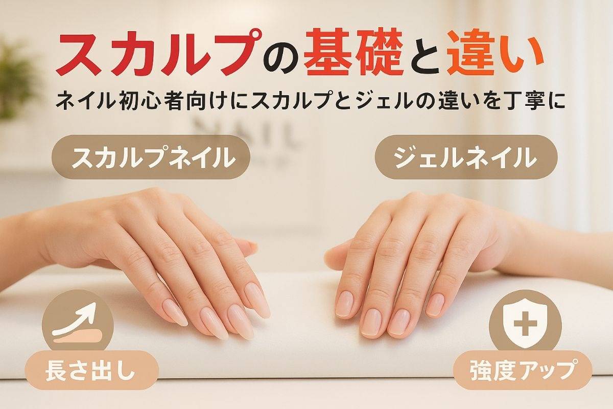 スカルプネイルとは？ジェルとの違いや持ち・値段とデメリット徹底解説