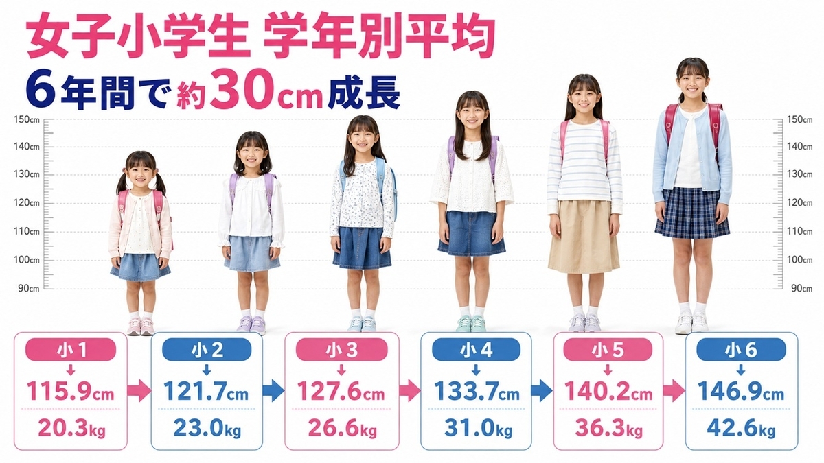 小6の平均体重は何キロ？男女差や肥満度の見極め方を徹底解説
