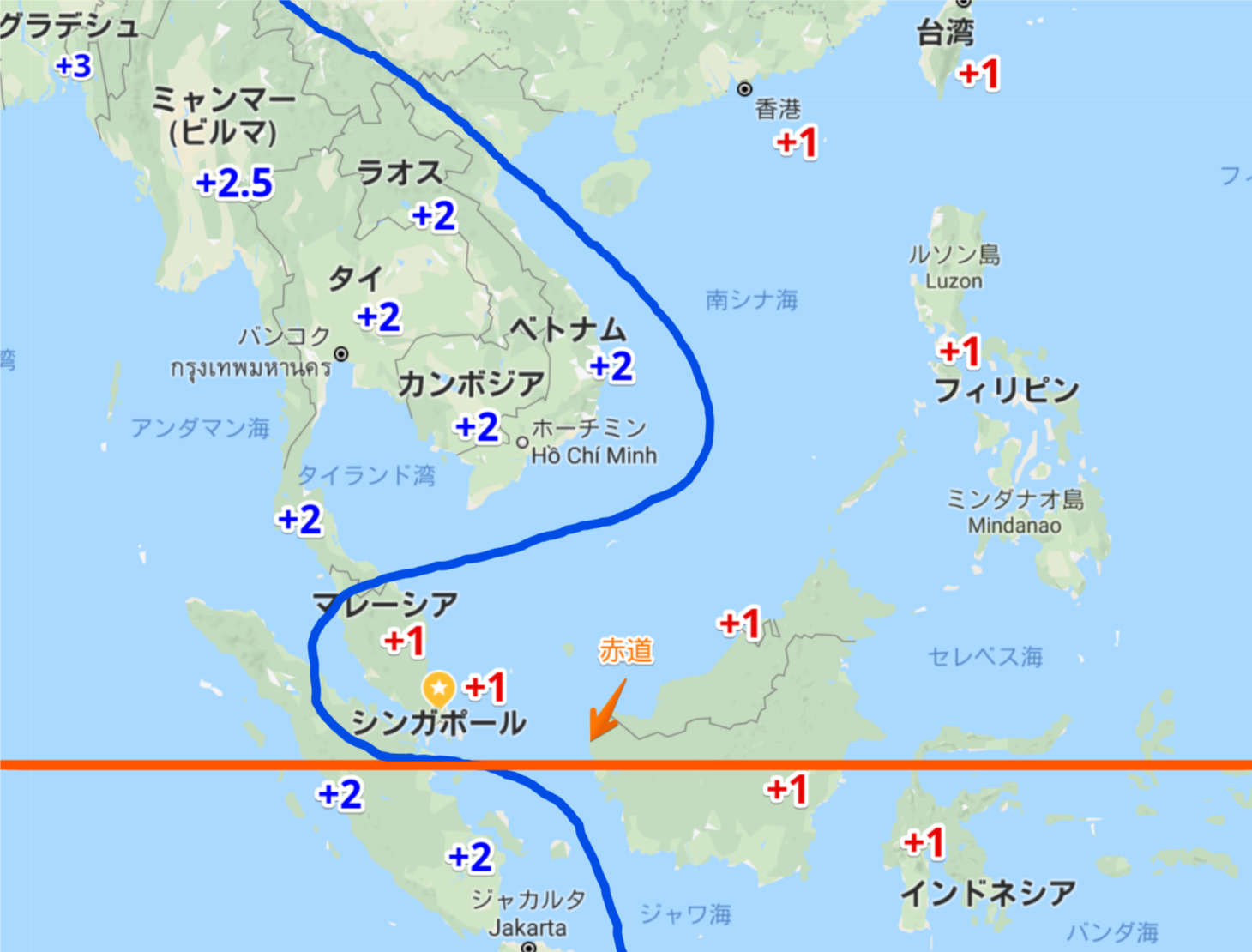 日本とタイの時差は2時間！計算のコツと油断禁物の落とし穴徹底解説