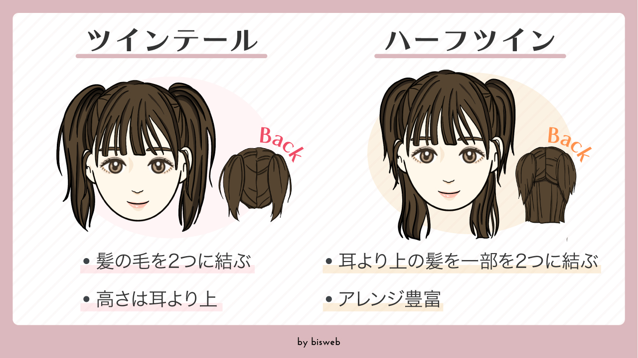 垢抜けるハーフツインのやり方完全版！大人可愛い黄金比と崩れない結び方