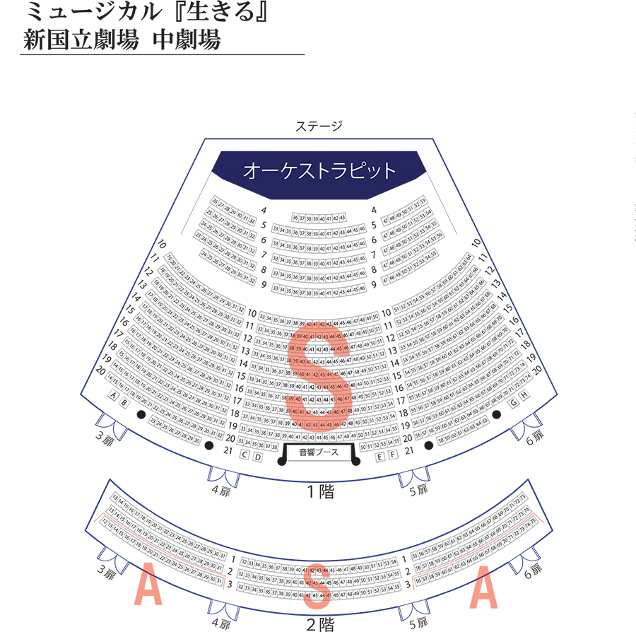 新国立劇場中劇場の見え方と座席表！神席・見切れ・倍率完全ガイド