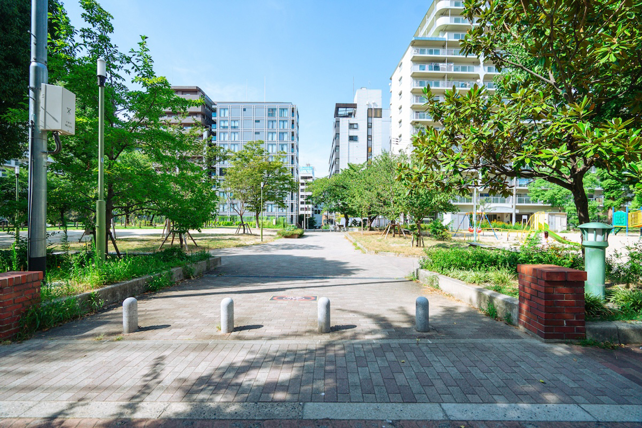 天満橋・北大江公園の魅力解剖！桜や遊具とまちづくりの真相