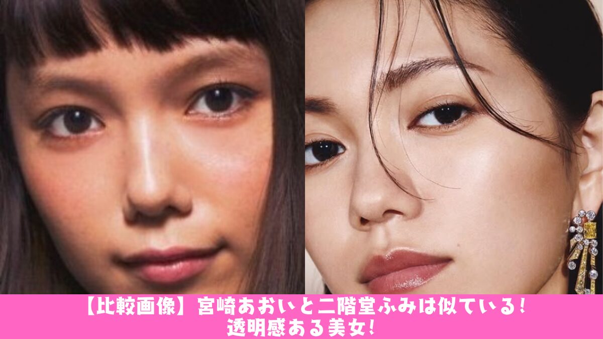 二階堂ふみに似てる芸能人は？宮﨑あおいとの違いと見分け方を徹底比較