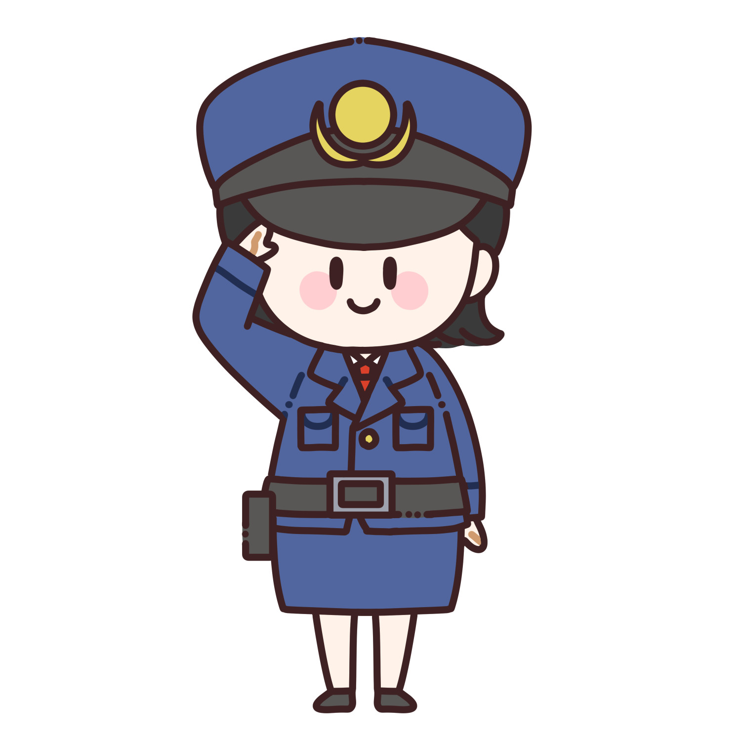 警察のかわいい無料イラスト特集！お便りやPopに役立つ厳選素材