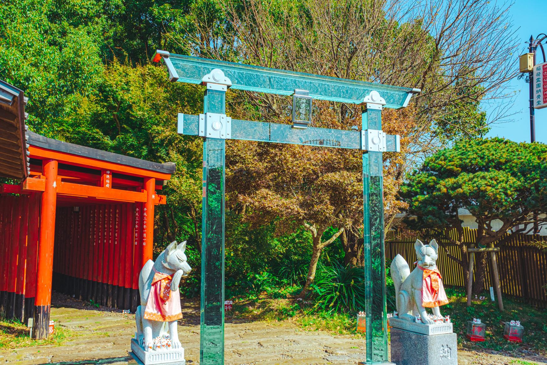 神徳稲荷神社の透明な鳥居が呼ぶ奇跡！水占いと御朱印の全貌【2026】