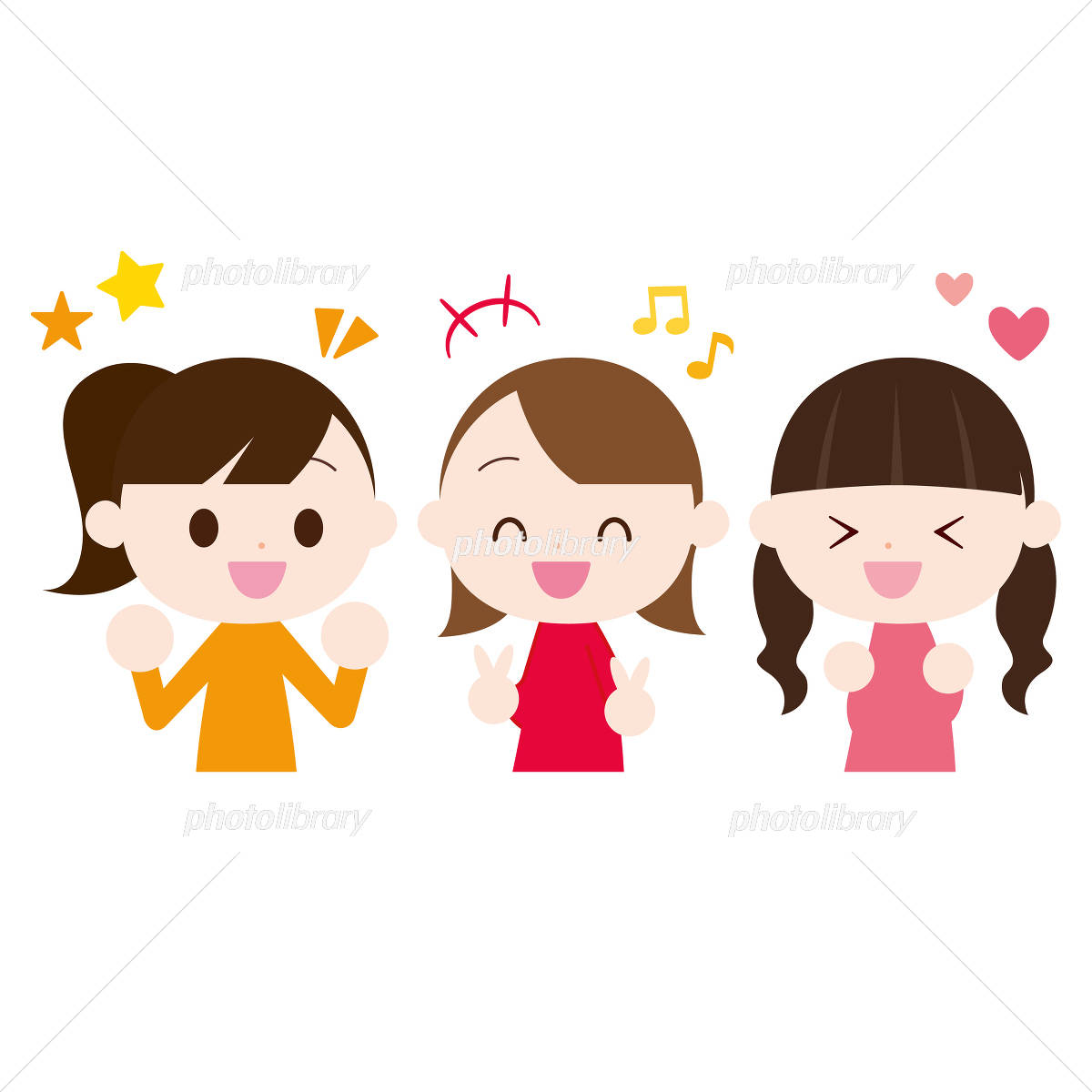 3人女の子イラストで映えが変わる！プロが教える神構図テクニック完全版