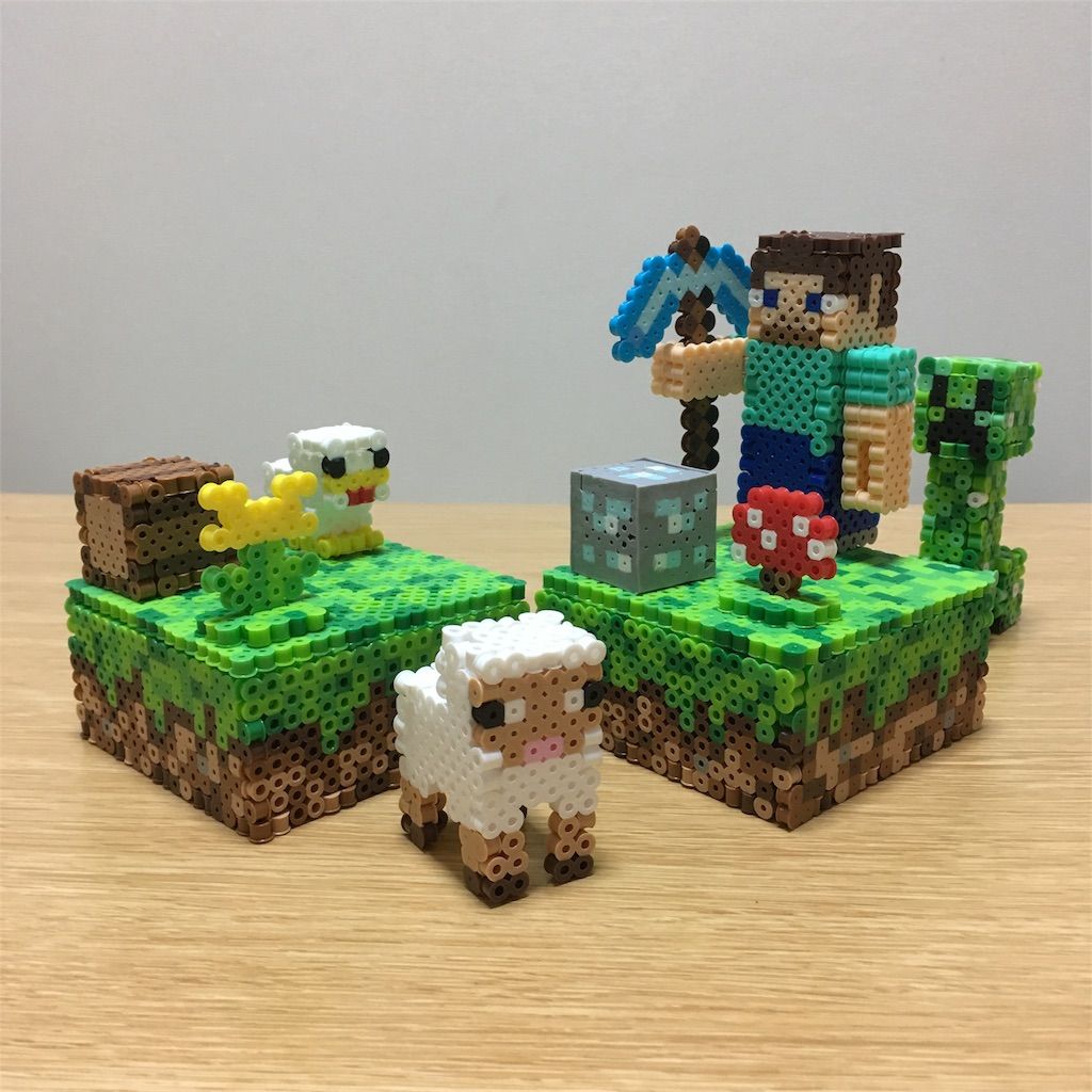 【2026年最新】マイクラのドット絵が現実の部屋に飛び出す！アイロンビーズ立体工作が今大人にも大ブームなワケと失敗しない組み立ての神ワザ