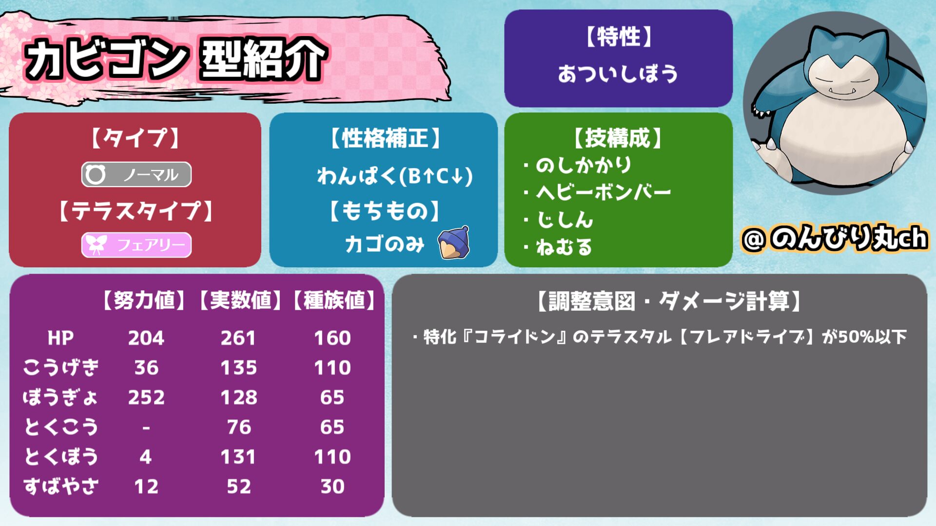 【2026最新】カビゴン育成論！のろい・太鼓型の調整と対策の真相