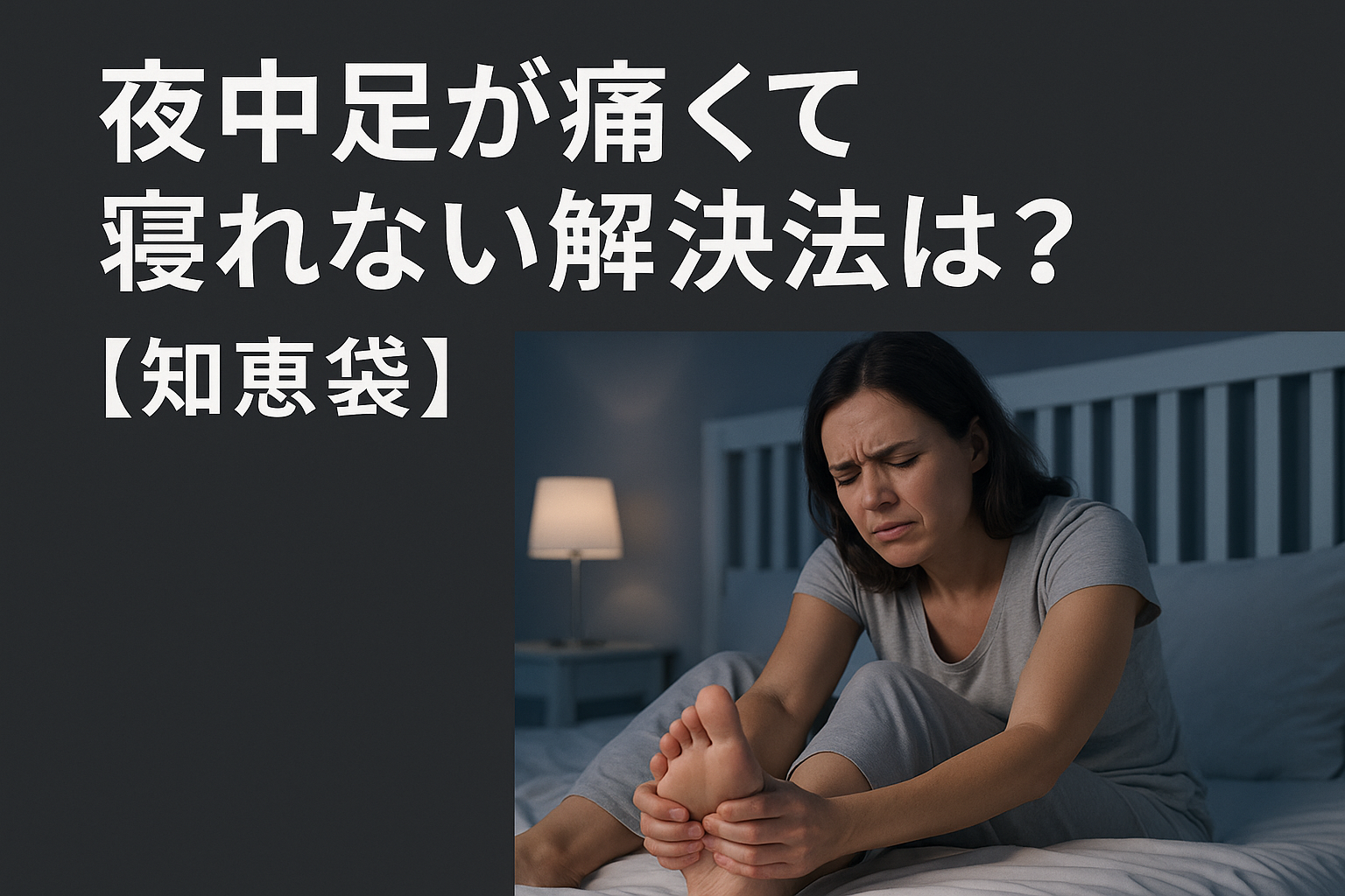 夜中に足が痛い・寝れない原因は？知恵袋の悩みと緊急対処法を徹底検証