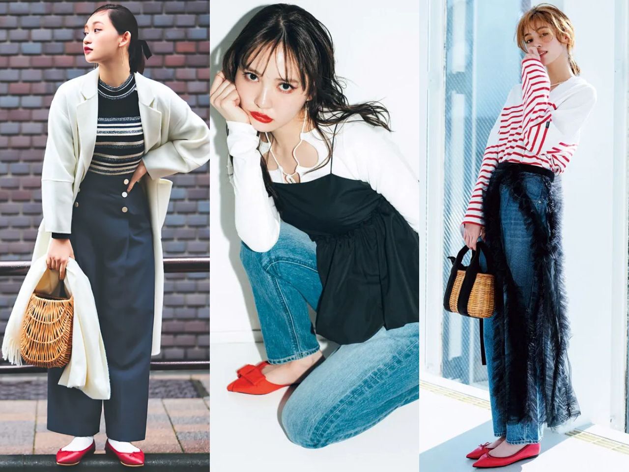 赤い靴に合う服の正解は？ダサ見え回避の黄金配色とお手本コーデ【徹底解説】