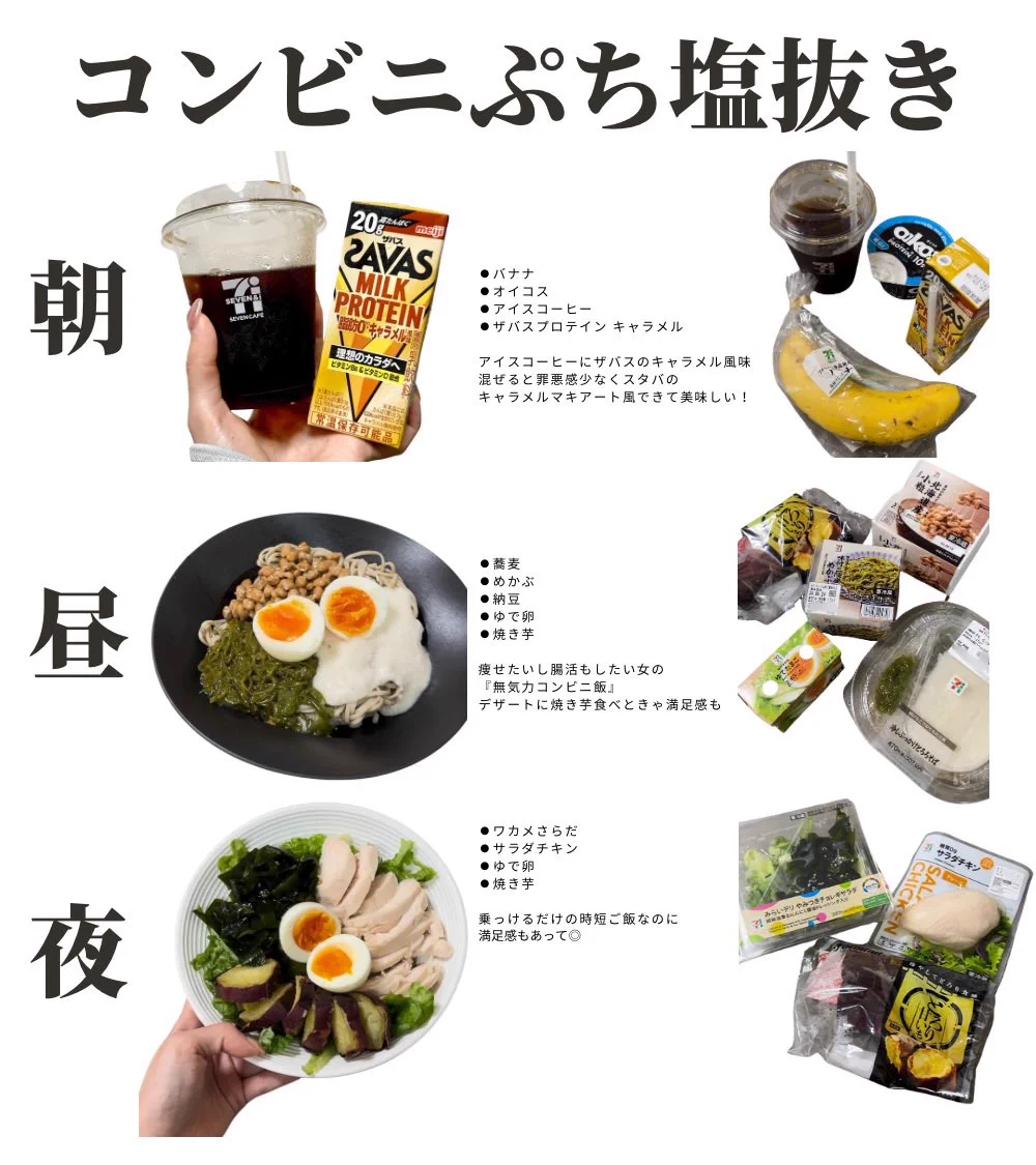 コンビニ塩抜きダイエットの真相！劇的変化の理由と2026年最新メニュー
