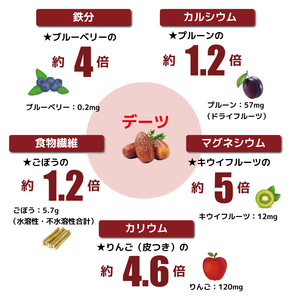 「奇跡の果実」デーツの栄養と効能！美肌・貧血予防と失敗しない食べ方