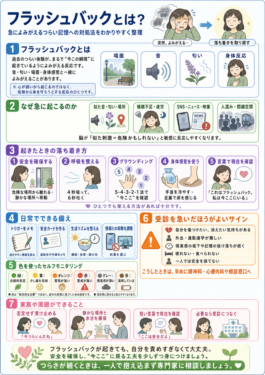 フラッシュバックとは？突然蘇る原因とPtsd対策・止め方を徹底解説