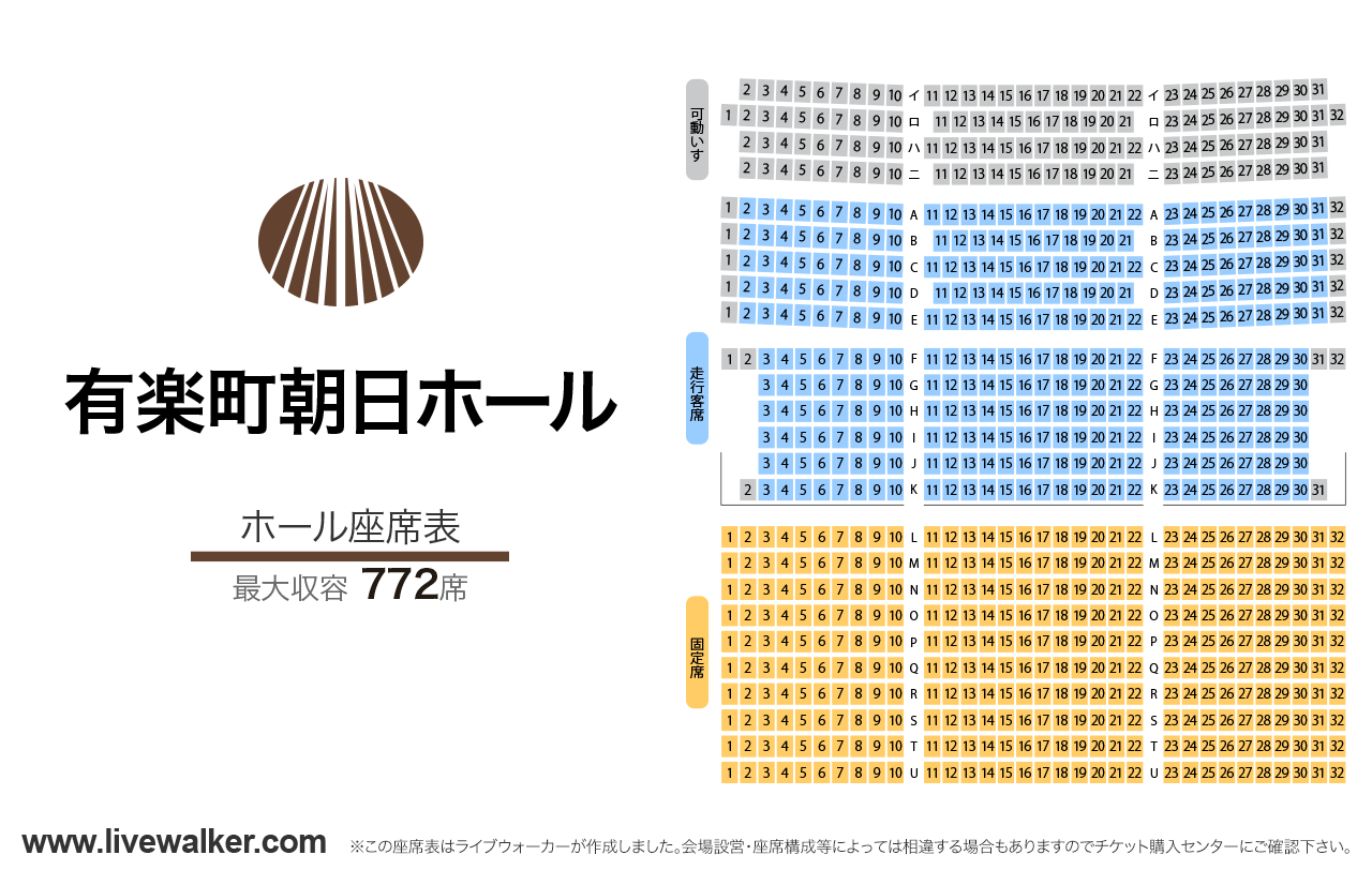 有楽町朝日ホールの座席見え方を徹底検証！神席と後方段差の落とし穴