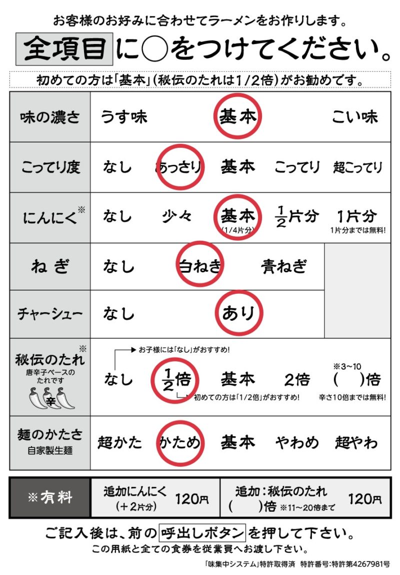 一蘭のおすすめオーダー決定版！黄金比率と話題の裏技を徹底解説