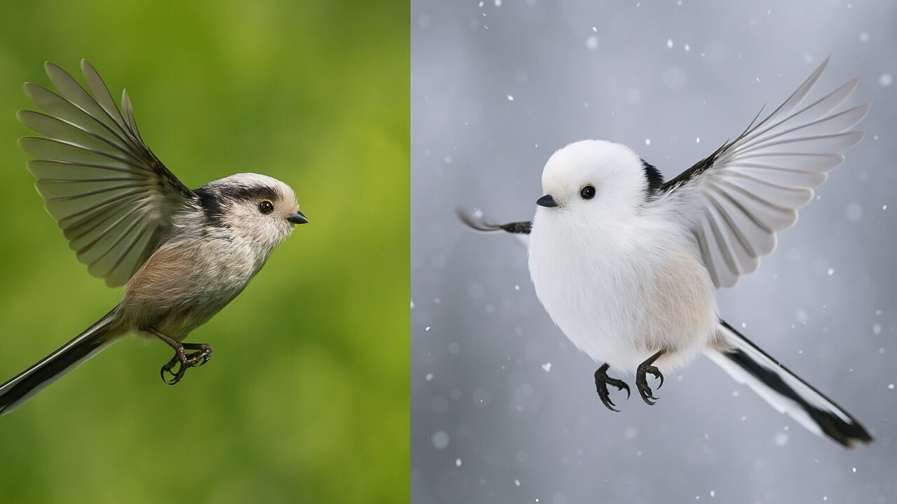 シマエナガの夏の姿に衝撃！冬との違いや激変する生態の真相を解明