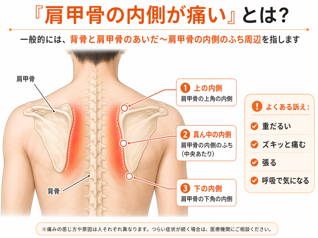 肩甲骨の間が痛い原因は内臓か？危険なサインと激痛の真相・対処法