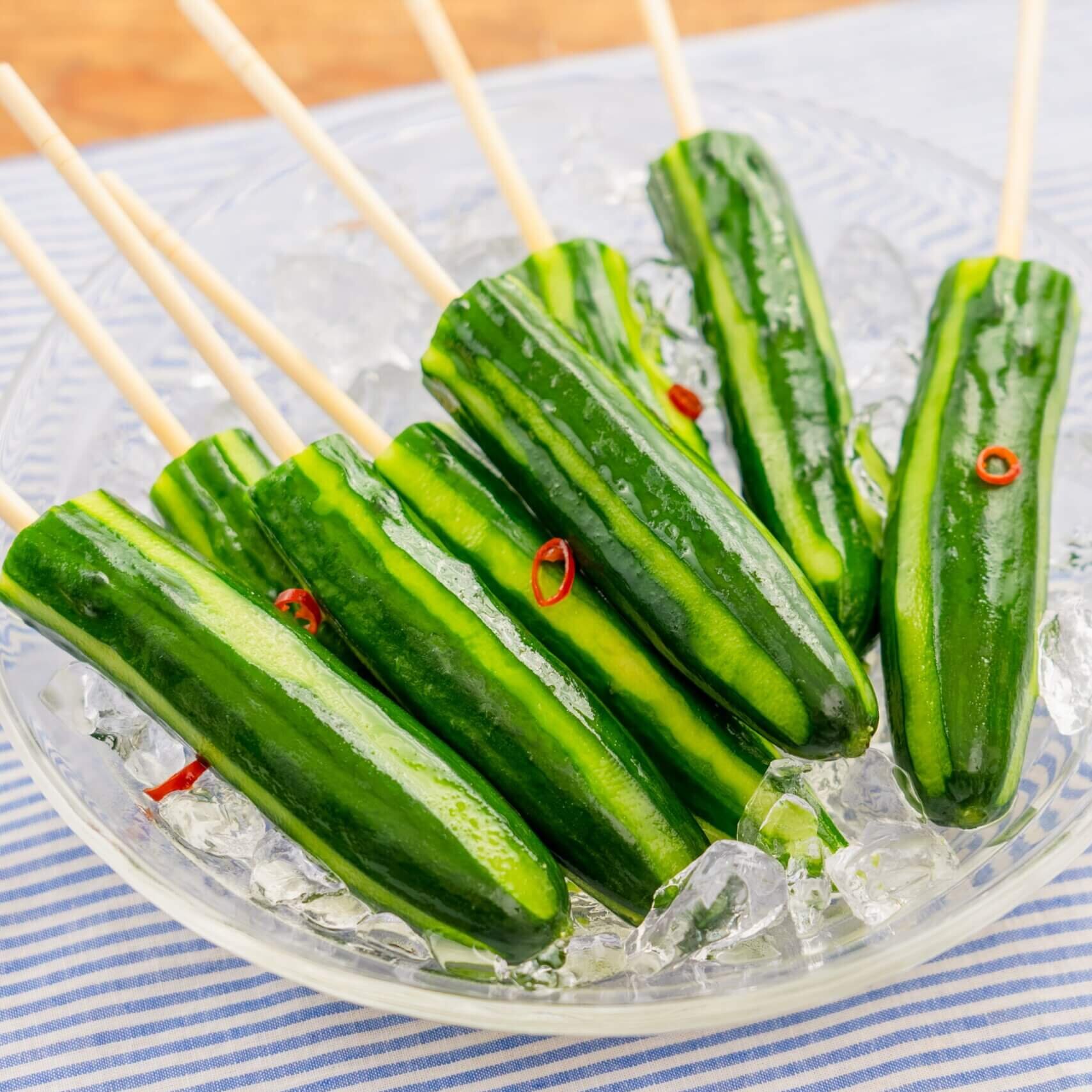 【プロ直伝】屋台のきゅうり一本漬けを完全再現！味が染み込む黄金比と裏ワザ
