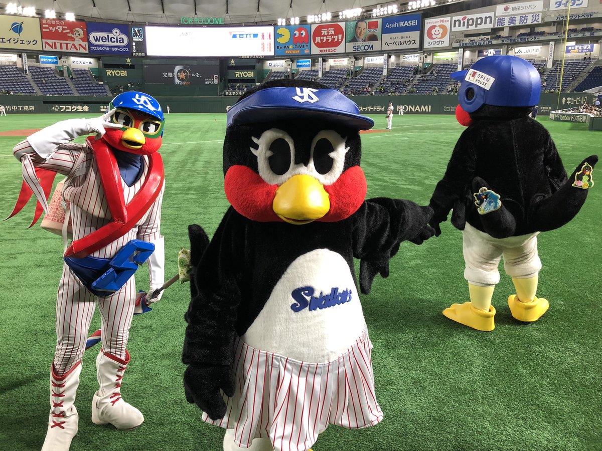 ヤクルトマスコットの歴代一覧と年俸真相！つば九郎最新動向解説