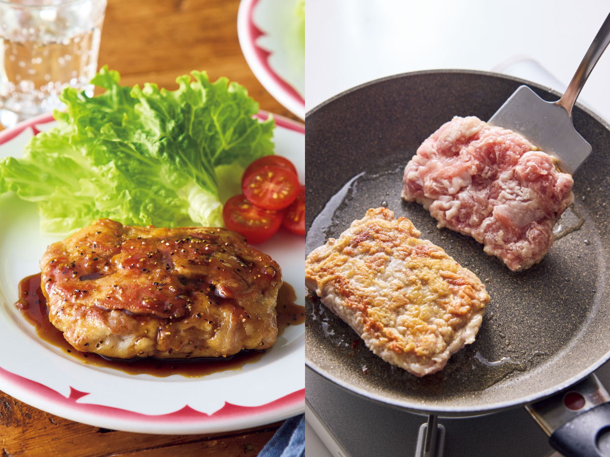 安い豚こま肉が劇的ジューシーに！崩れず柔らかい極上ステーキの黄金比