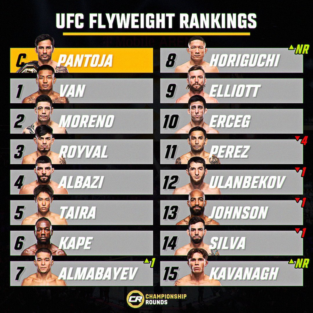 Ufcフライ級ランキング2026最新！平良達郎と朝倉海の王座挑戦を分析
