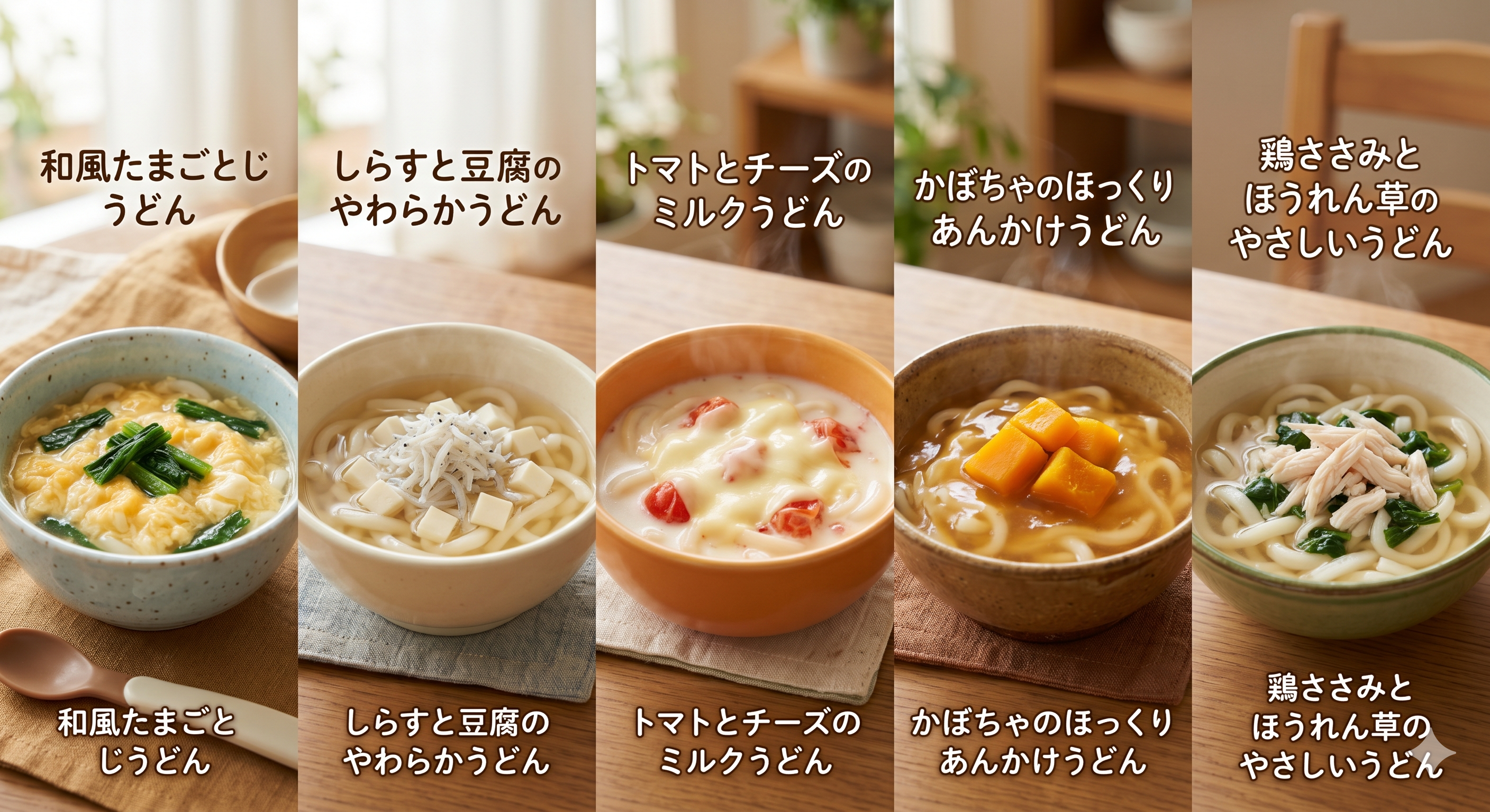 1歳が完食するうどんレシピ決定版！レンジ時短術と味付け黄金比