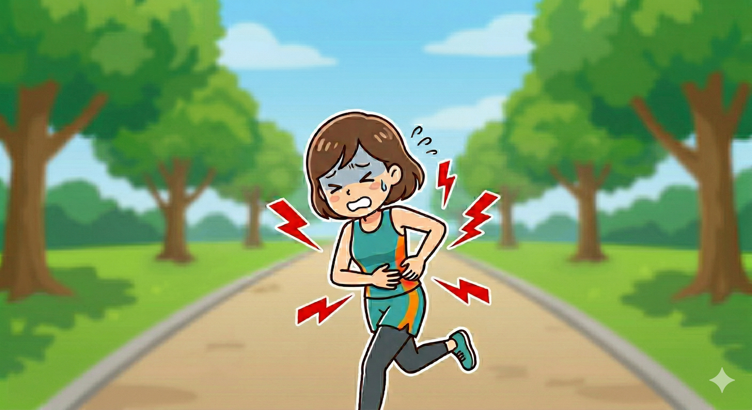 走ると脇腹が痛いのはなぜ？左右の違いと今すぐ激痛を止める即効対処法