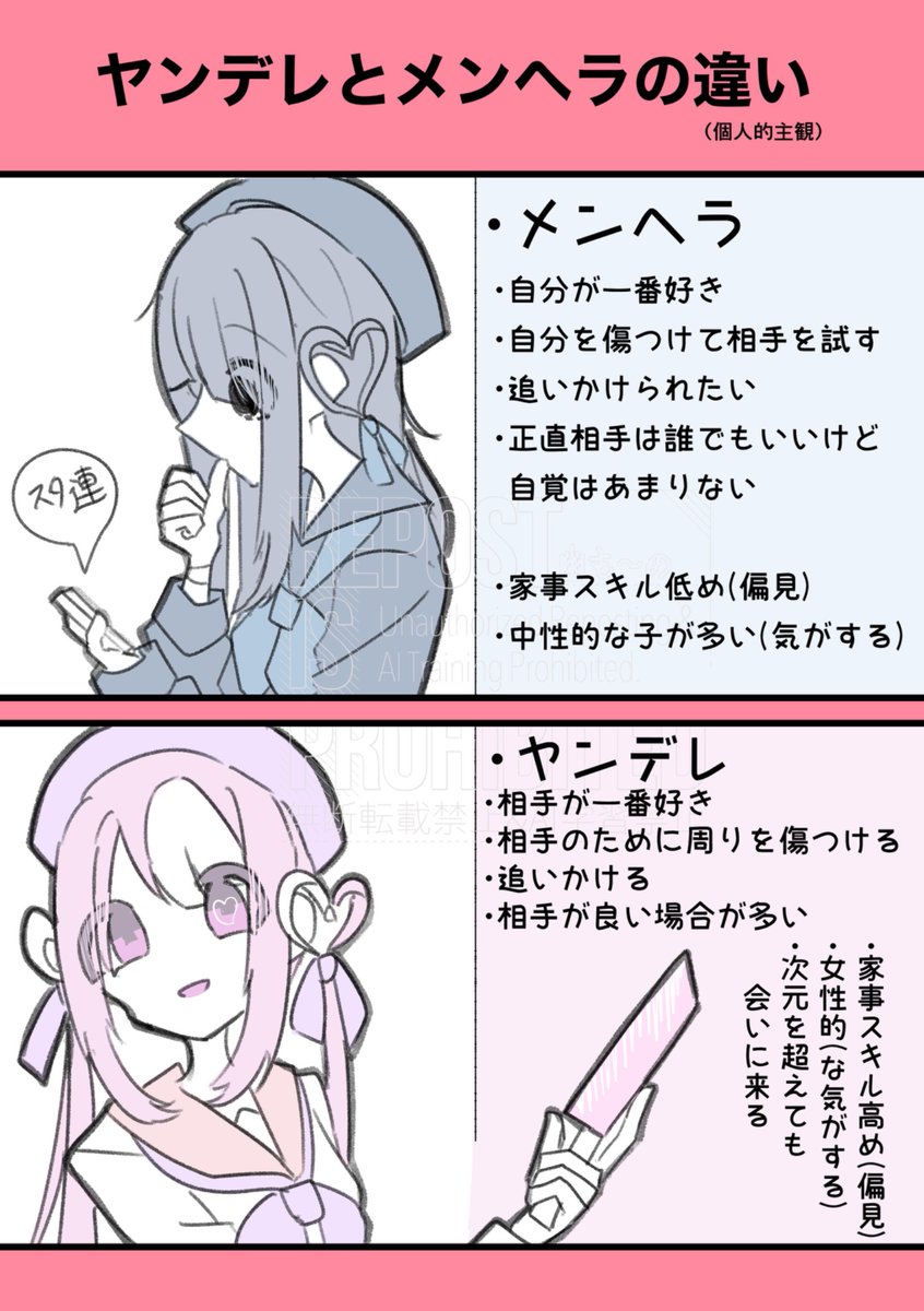 ヤンデレとメンヘラの違いとは？心理と恋愛観の決定打を徹底比較