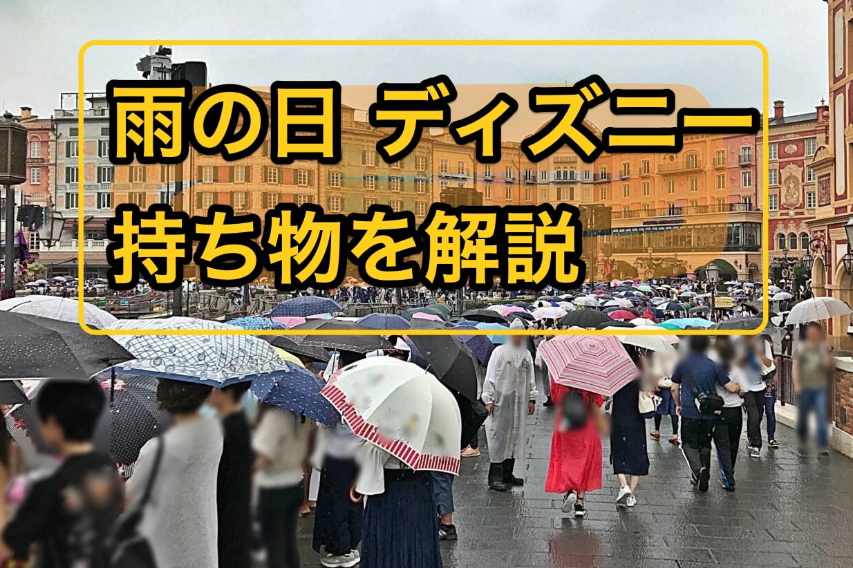 雨の日のディズニーシー完全攻略2026！待ち時間激減と快適な回り方