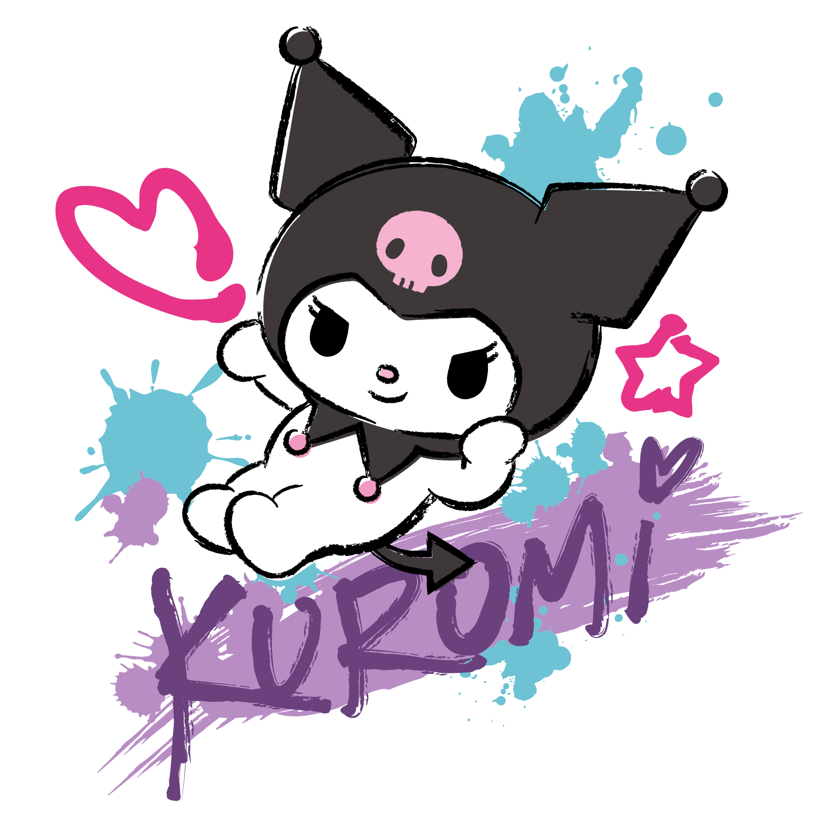 クロミちゃんイラスト上達法と著作権｜簡単手書き手順から公式素材まで