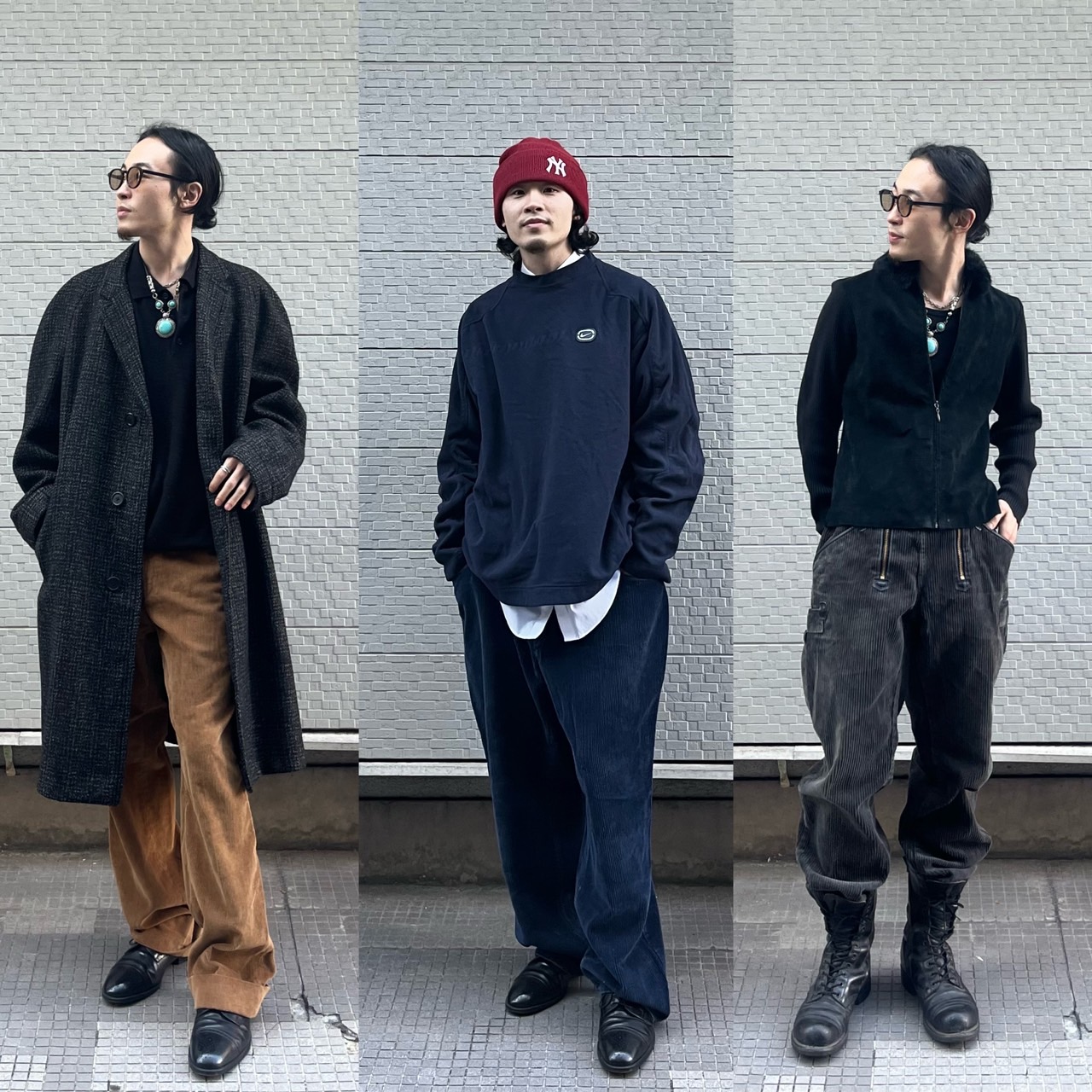 黒コーデュロイパンツコーデ2026｜野暮ったさを消す着こなしの極意