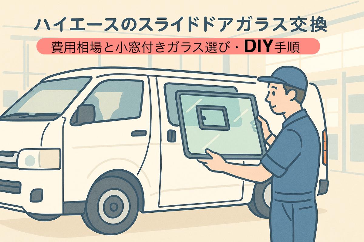 ハイエースの小窓後付けはDiy可能？費用や車検対応・雨漏りの真相を徹底解説