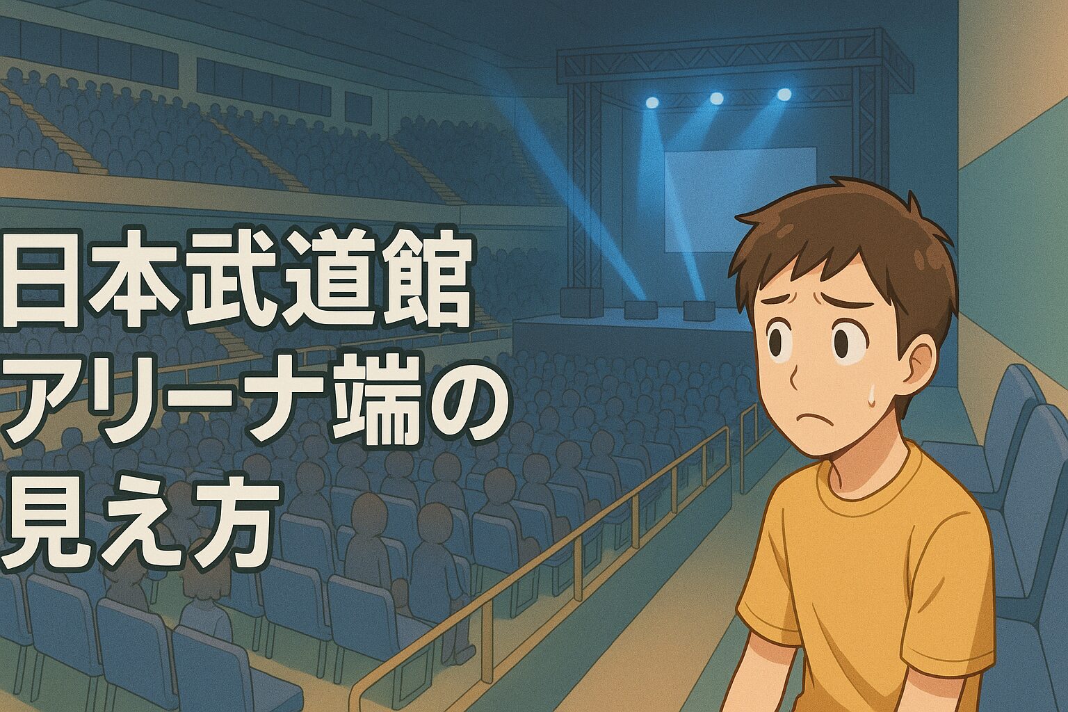 武道館のアリーナ席は見えない？埋もれ席の真相と見え方対策を徹底検証