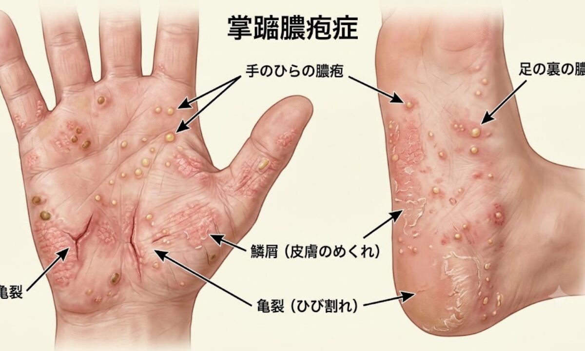 掌蹠膿疱症の原因と治し方｜胸の激痛や最新治療の真相【2026】