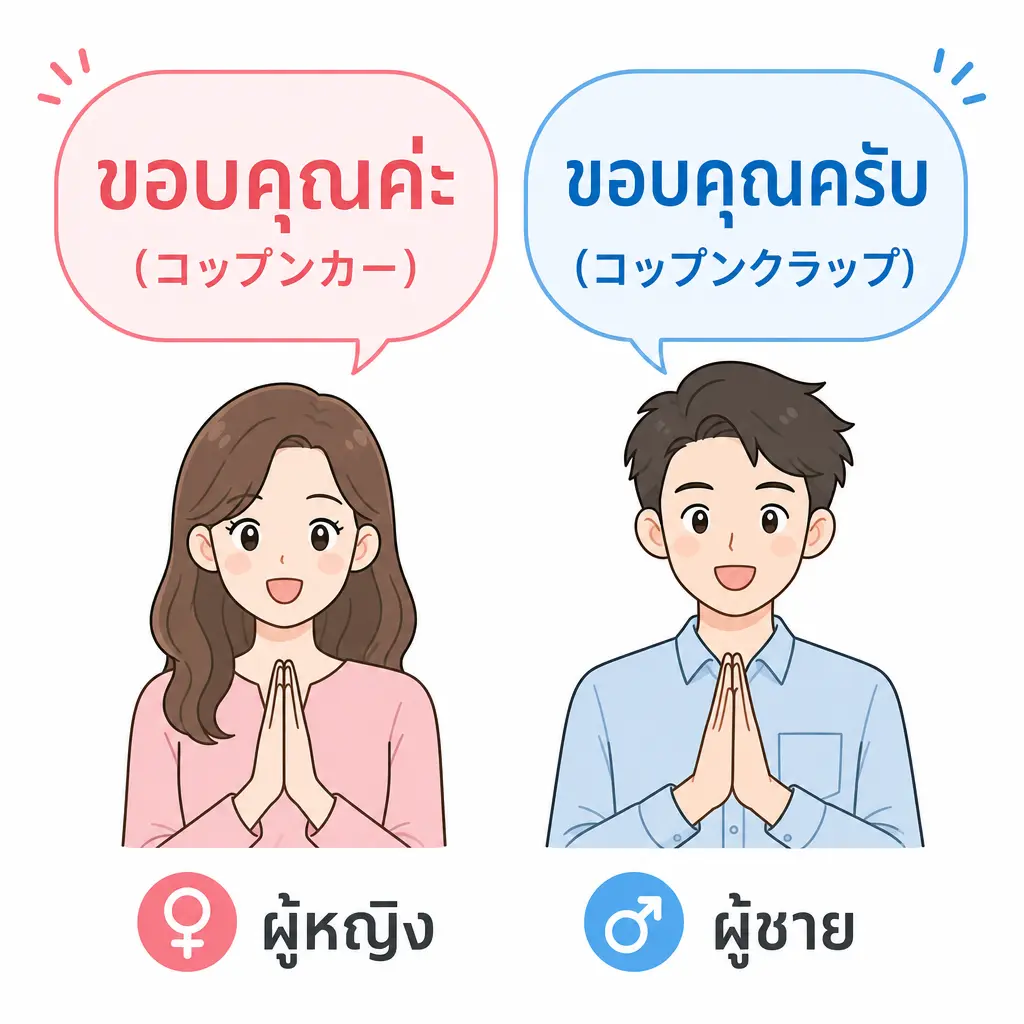 タイ語「コップンカー」の罠｜男性が使うと誤解される理由と正しい挨拶作法