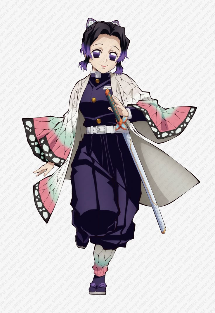 鬼滅・胡蝶しのぶイラスト徹底解剖！公式神絵から簡単描き方まで