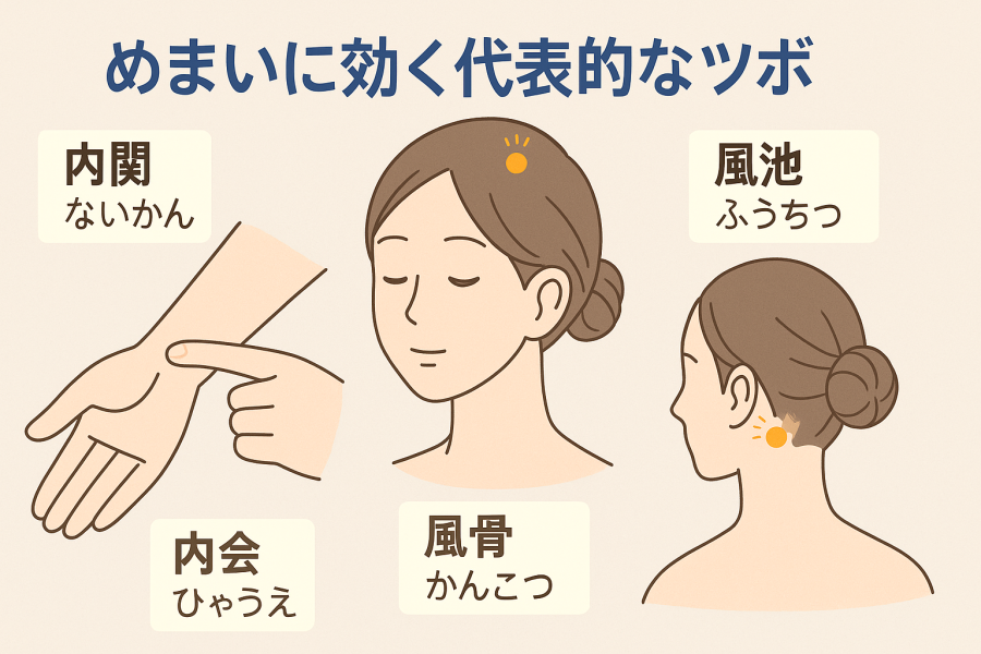 めまいに効くツボ決定版｜手や耳の即効性アプローチと正しい押し方