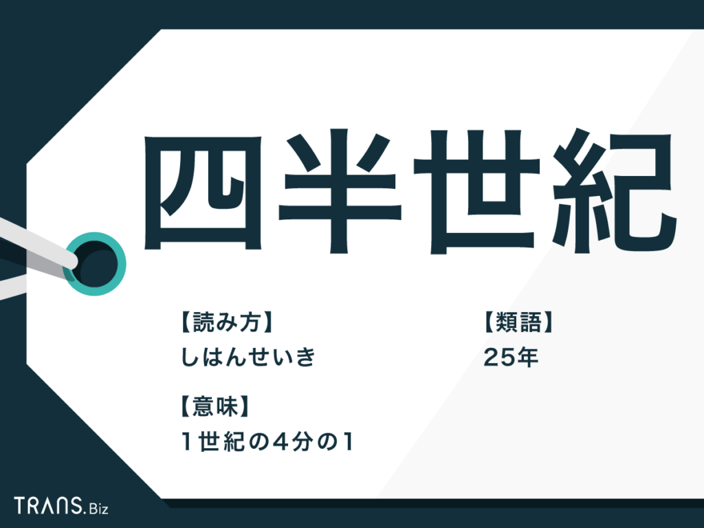 四半世紀とは何年？半世紀との違いや計算方法・使い方まで完全解説
