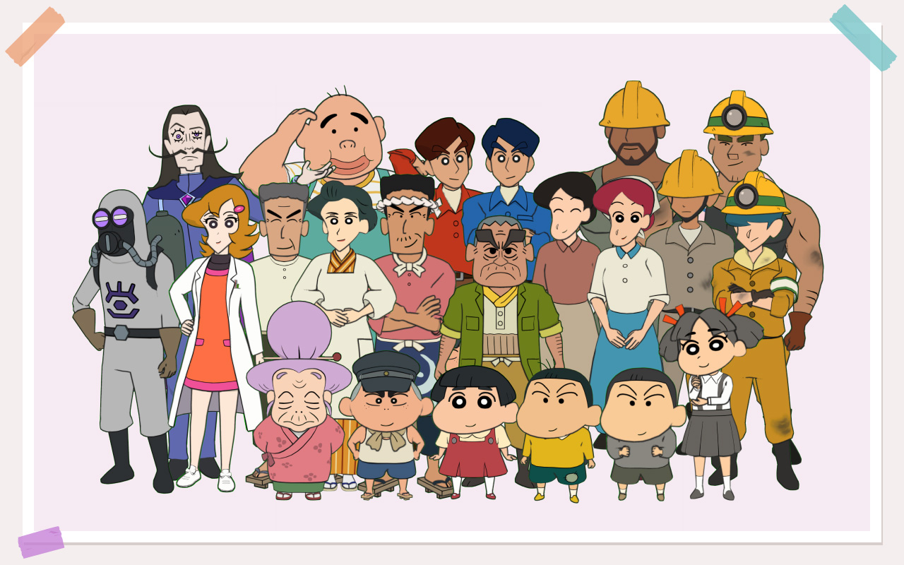 【完全版】クレヨンしんちゃんキャラクターの衝撃裏設定！意外な本名＆歴代声優